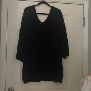 Sexy long sleeve lace dress